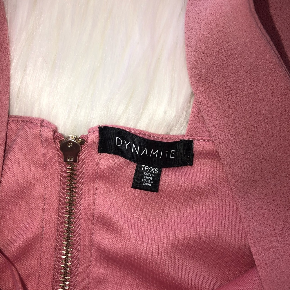 Dynamite Pink Crop Top - Picture 5 of 6